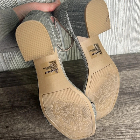 Maurice’s Roxy Braided Strap Heel Sandal Size 8 - Picture 5 of 5